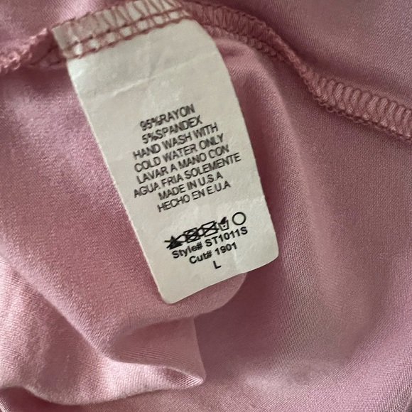 Pink Ruffle Sleeve Top - Picture 4 of 5